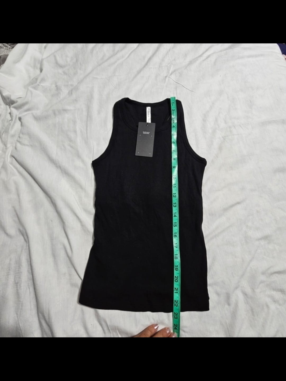 Fabletics Black Racerback Tank - Picture 2 of 5